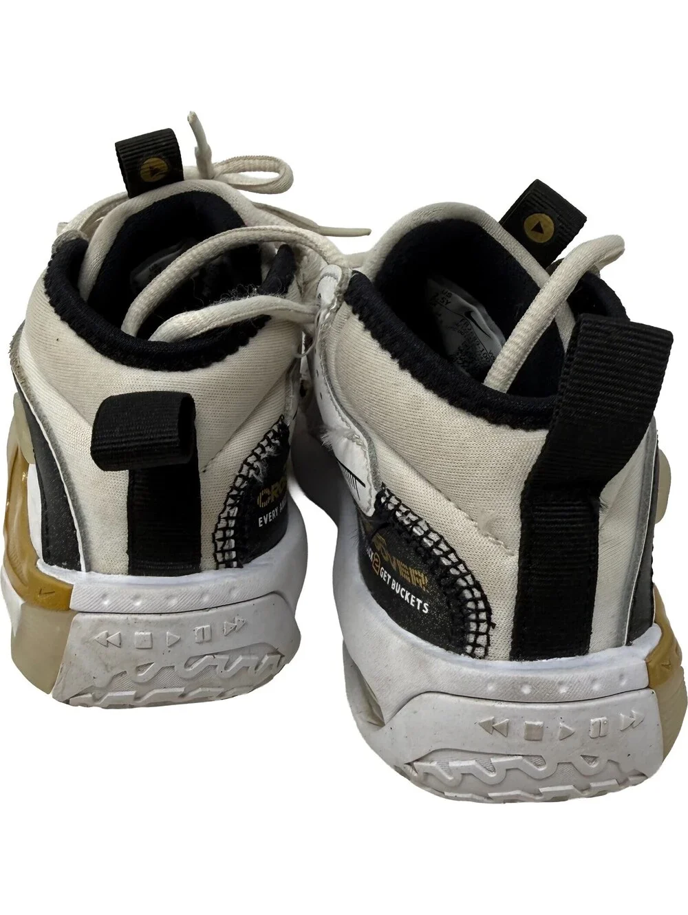 Nike Air Zoom Crossover 2 Mid White Metallic Gold - FB2689-100 Youth Size 2.5 Y